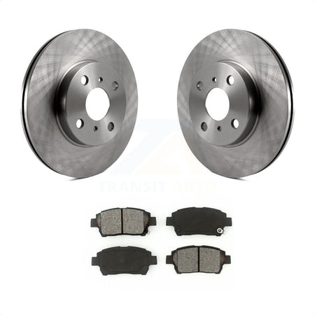 Front Disc Brake Rotors And Semi-Metallic Pads Kit For Toyota Echo MR2 Spyder K8S-100360 by Transit Auto