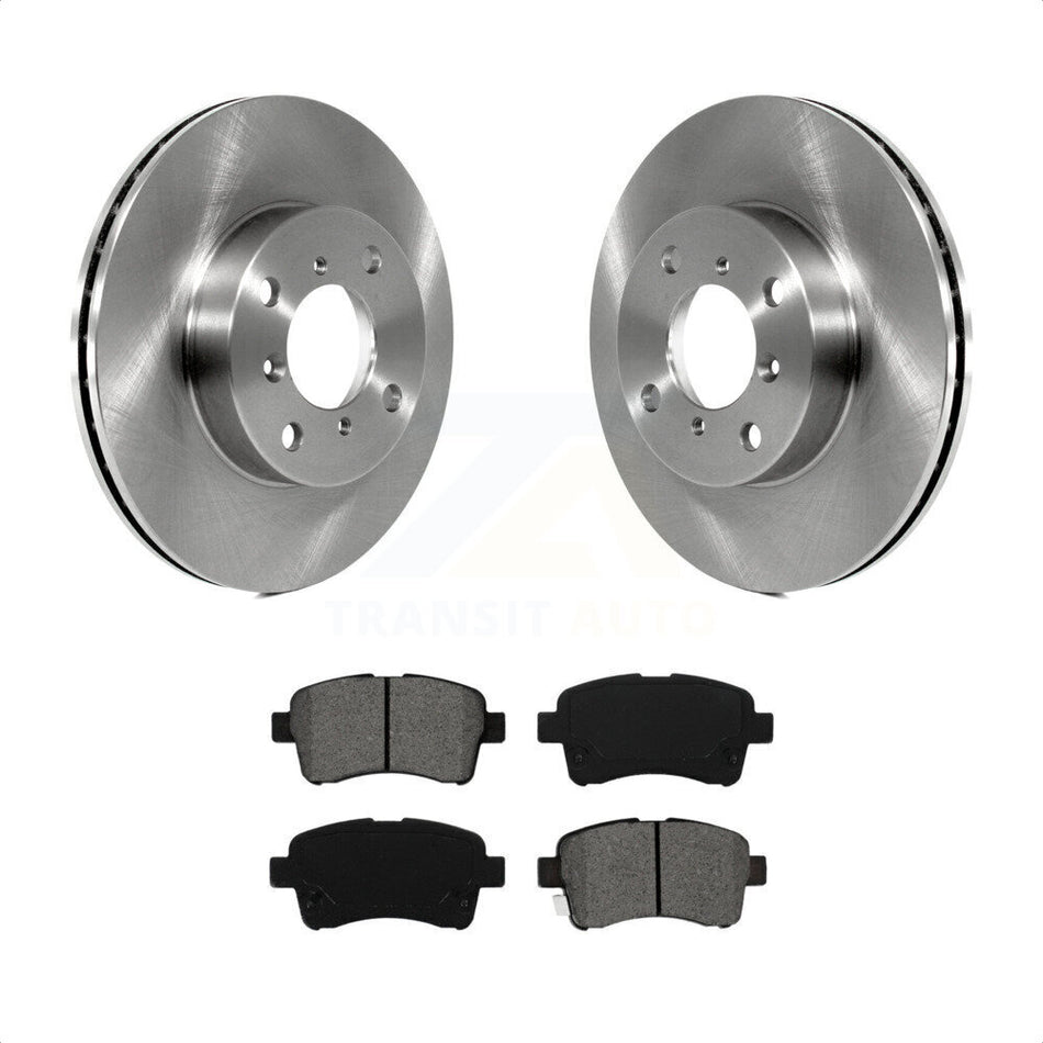 Front Disc Brake Rotors And Semi-Metallic Pads Kit For 2002-2005 Suzuki Aerio K8S-100373 by Transit Auto