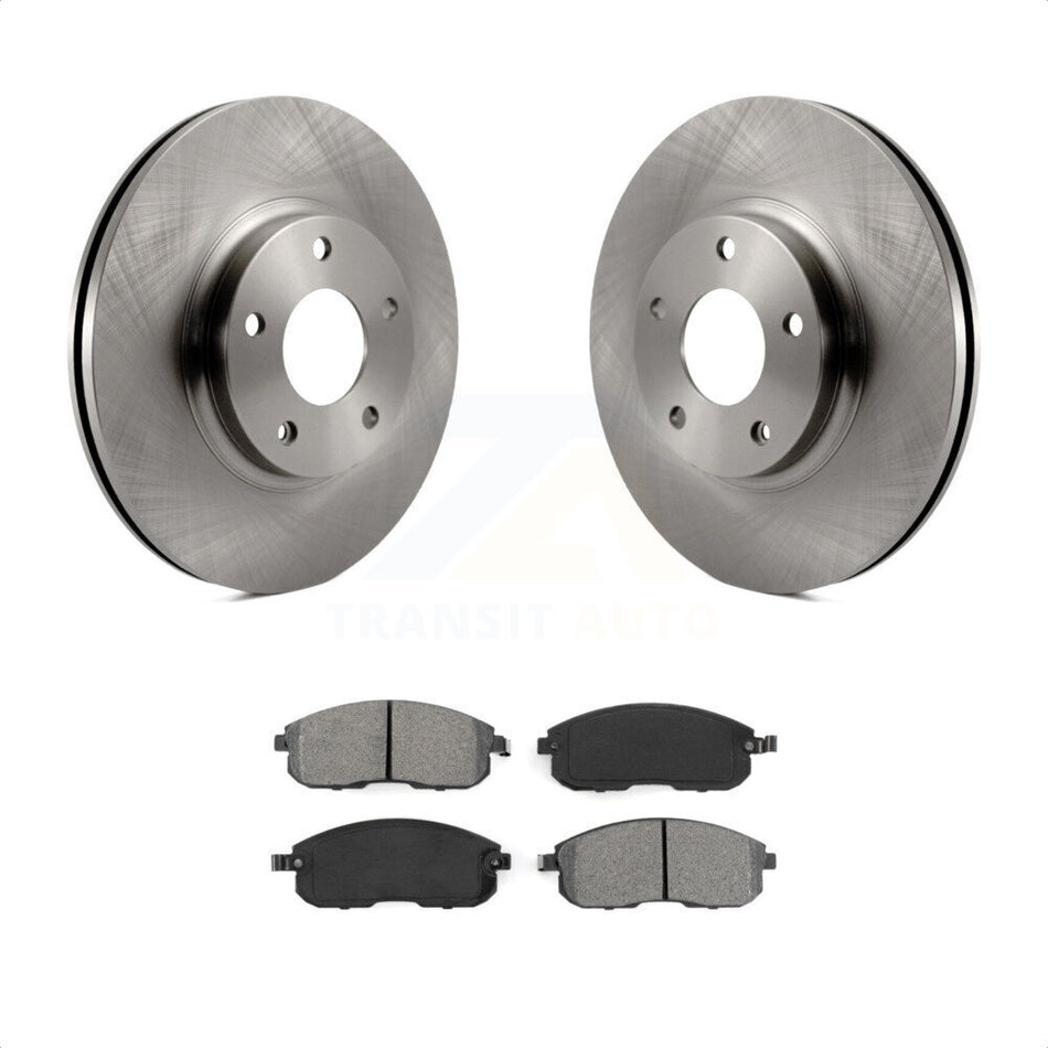 Front Disc Brake Rotors And Semi-Metallic Pads Kit For Nissan Altima Maxima Infiniti I35 INFINITI K8S-100386 by Transit Auto