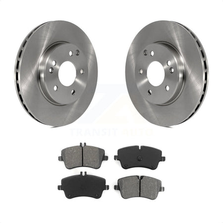 Front Disc Brake Rotors And Semi-Metallic Pads Kit For Mercedes-Benz C230 C240 K8S-100403 by Transit Auto