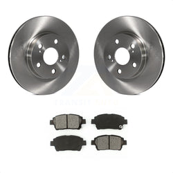 Front Disc Brake Rotors And Semi-Metallic Pads Kit For 2004-2009 Toyota Prius K8S-100447