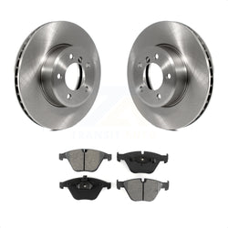 Front Disc Brake Rotors And Semi-Metallic Pads Kit For BMW 530i 528i 525i 530xi 535xi xDrive 535i 528xi 525xi K8S-100475