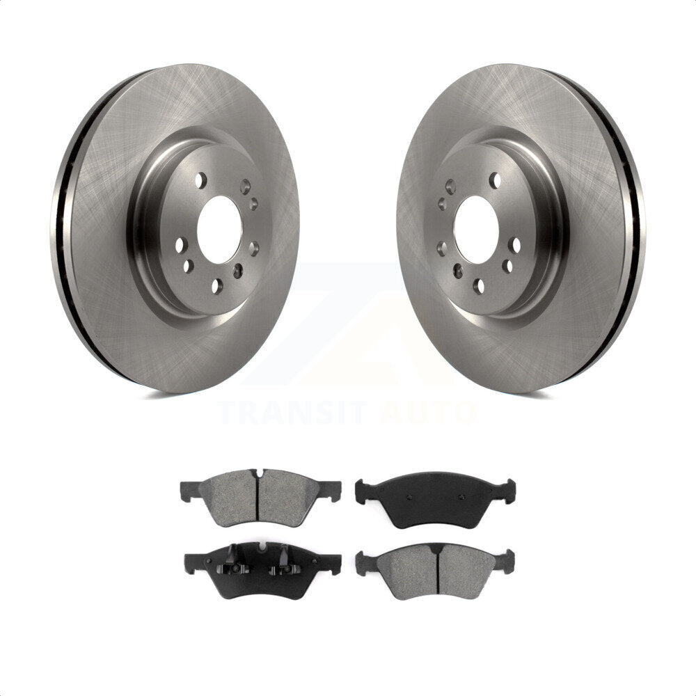 Front Disc Brake Rotors And Semi-Metallic Pads Kit For Mercedes-Benz ML350 R350 ML500 ML320 R500 R320 ML450 K8S-100480 by Transit Auto