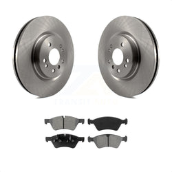Front Disc Brake Rotors And Semi-Metallic Pads Kit For Mercedes-Benz ML350 R350 ML500 ML320 R500 R320 ML450 K8S-100480