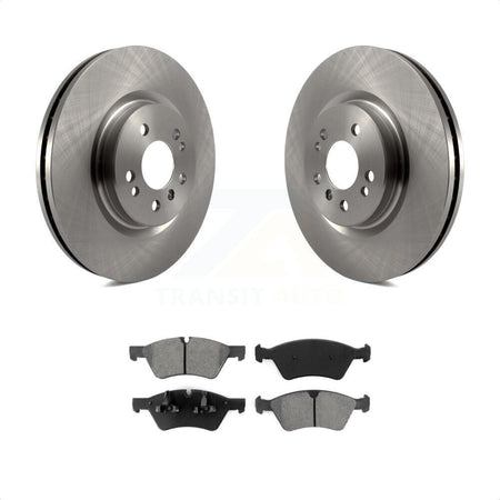 Front Disc Brake Rotors And Semi-Metallic Pads Kit For Mercedes-Benz ML350 R350 ML500 ML320 R500 R320 ML450 K8S-100480 by Transit Auto