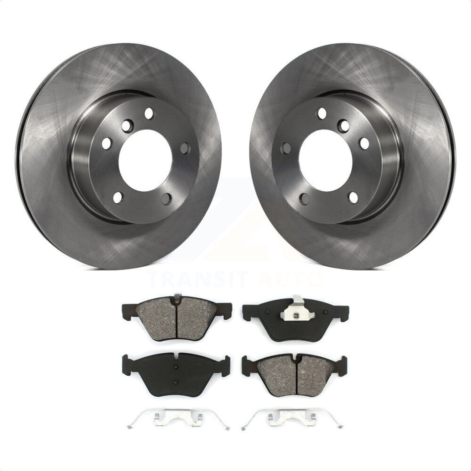 Front Disc Brake Rotors And Semi-Metallic Pads Kit For BMW 328i 325i 128i 328xi 325xi 323i K8S-100503 by Transit Auto