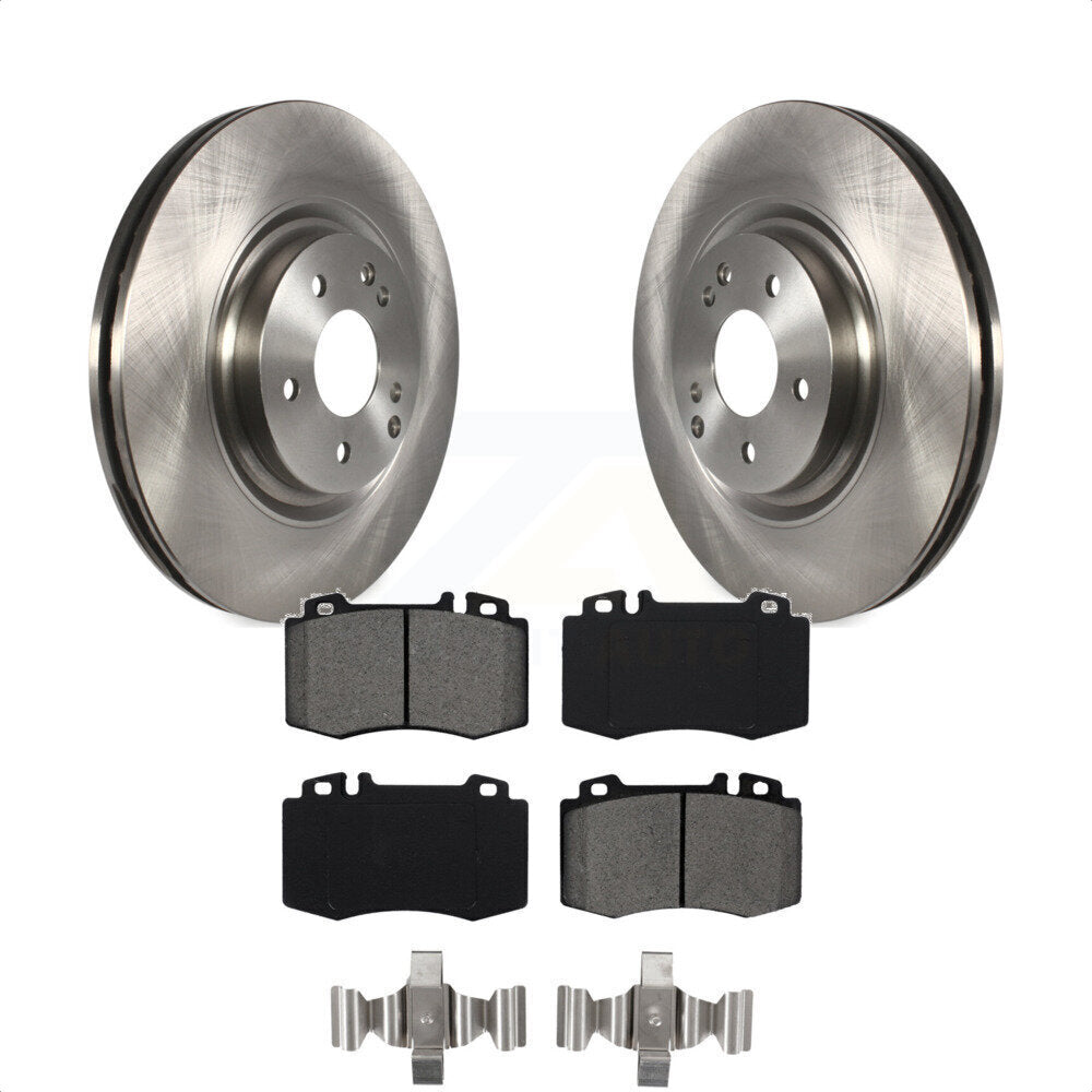 Front Disc Brake Rotors And Semi-Metallic Pads Kit For Mercedes-Benz C230 C320 SLK350 K8S-100515 by Transit Auto