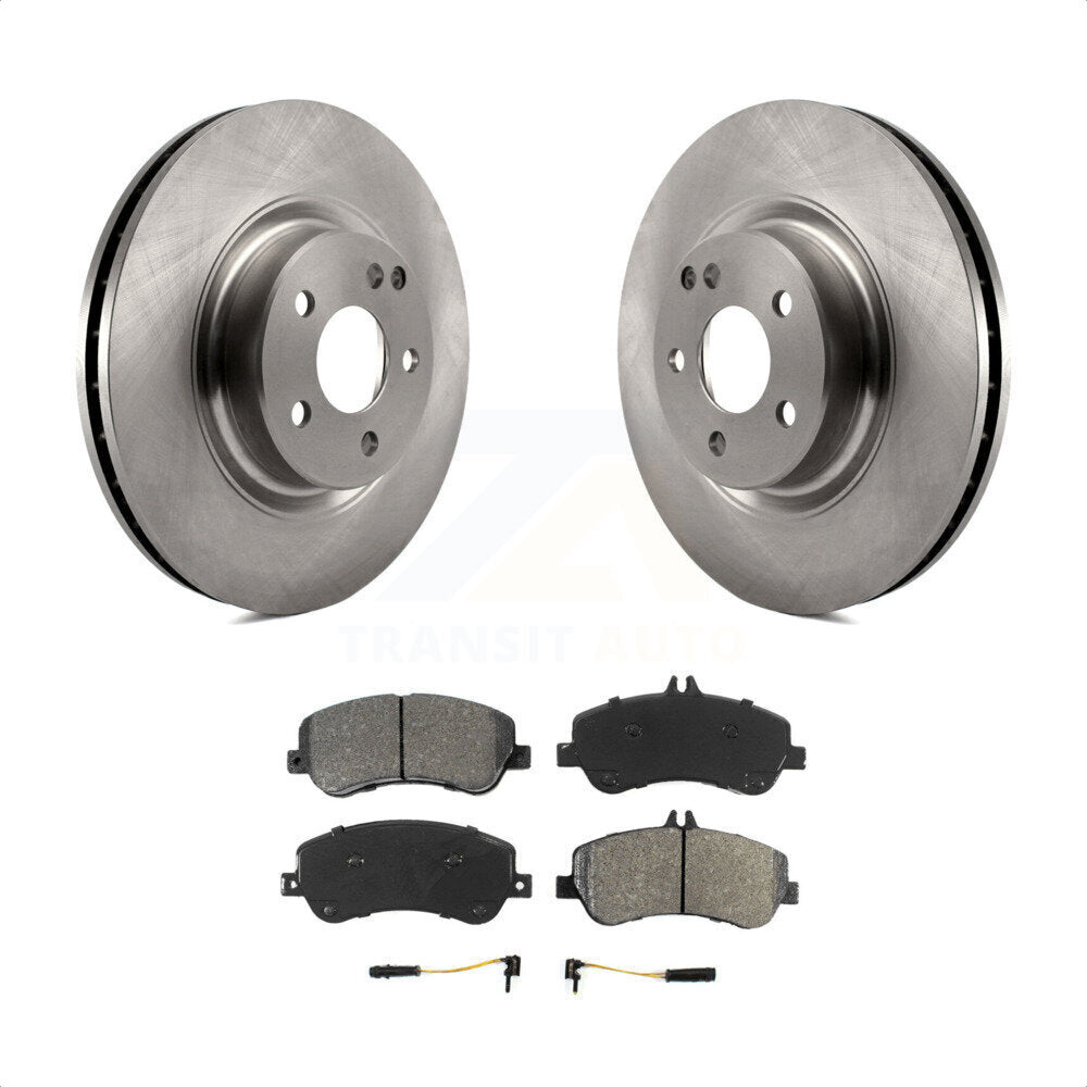 Front Disc Brake Rotors And Semi-Metallic Pads Kit For Mercedes-Benz GLK350 GLK250 K8S-100520 by Transit Auto