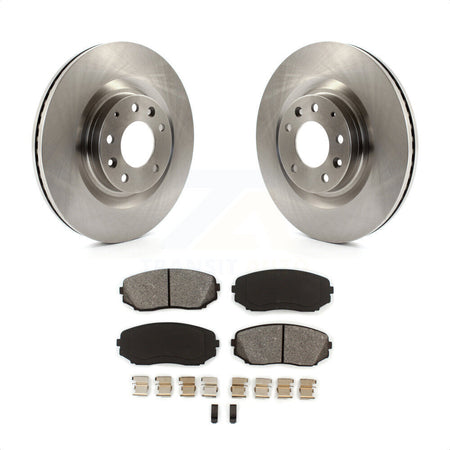 Front Disc Brake Rotors And Semi-Metallic Pads Kit For 2007-2015 Mazda CX-9 K8S-100535 by Transit Auto