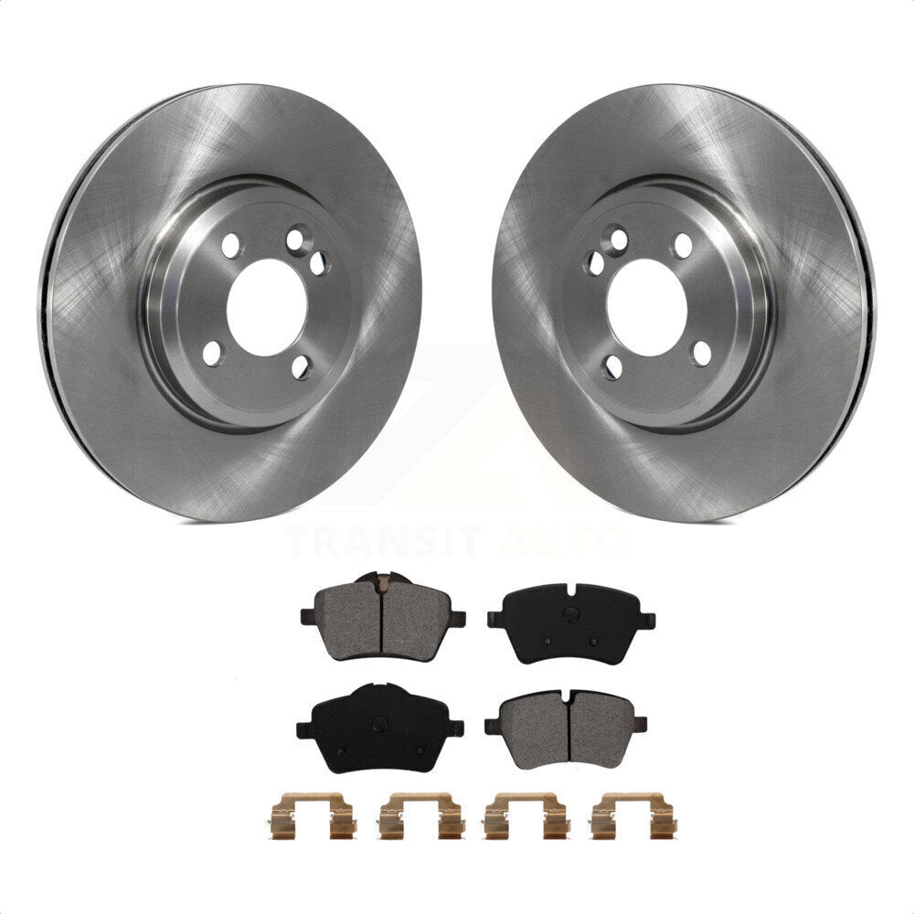 Front Disc Brake Rotors And Semi-Metallic Pads Kit For Mini Cooper Countryman K8S-100543 by Transit Auto