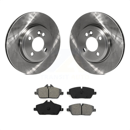 Front Disc Brake Rotors And Semi-Metallic Pads Kit For Mini Cooper K8S-100544 by Transit Auto