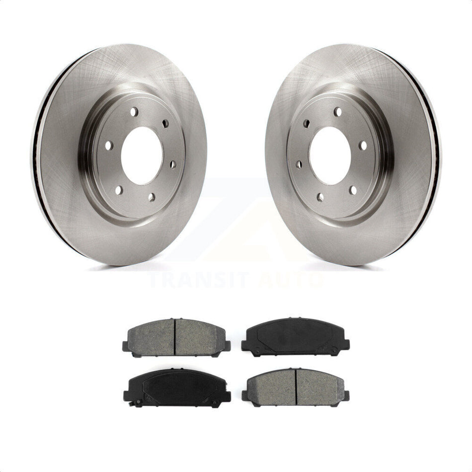 Front Disc Brake Rotors And Semi-Metallic Pads Kit For Nissan TITAN Armada INFINITI QX80 QX56 K8S-100548 by Transit Auto