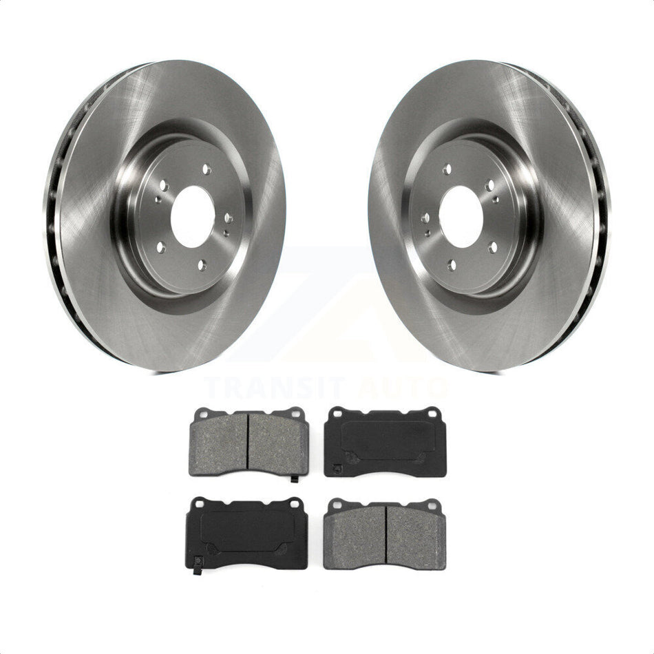 Front Disc Brake Rotors And Semi-Metallic Pads Kit For Mitsubishi Lancer K8S-100562 by Transit Auto