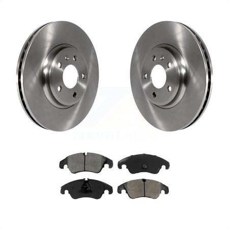 Front Disc Brake Rotors And Semi-Metallic Pads Kit For Audi A4 Quattro Q5 A5 allroad K8S-100572 by Transit Auto