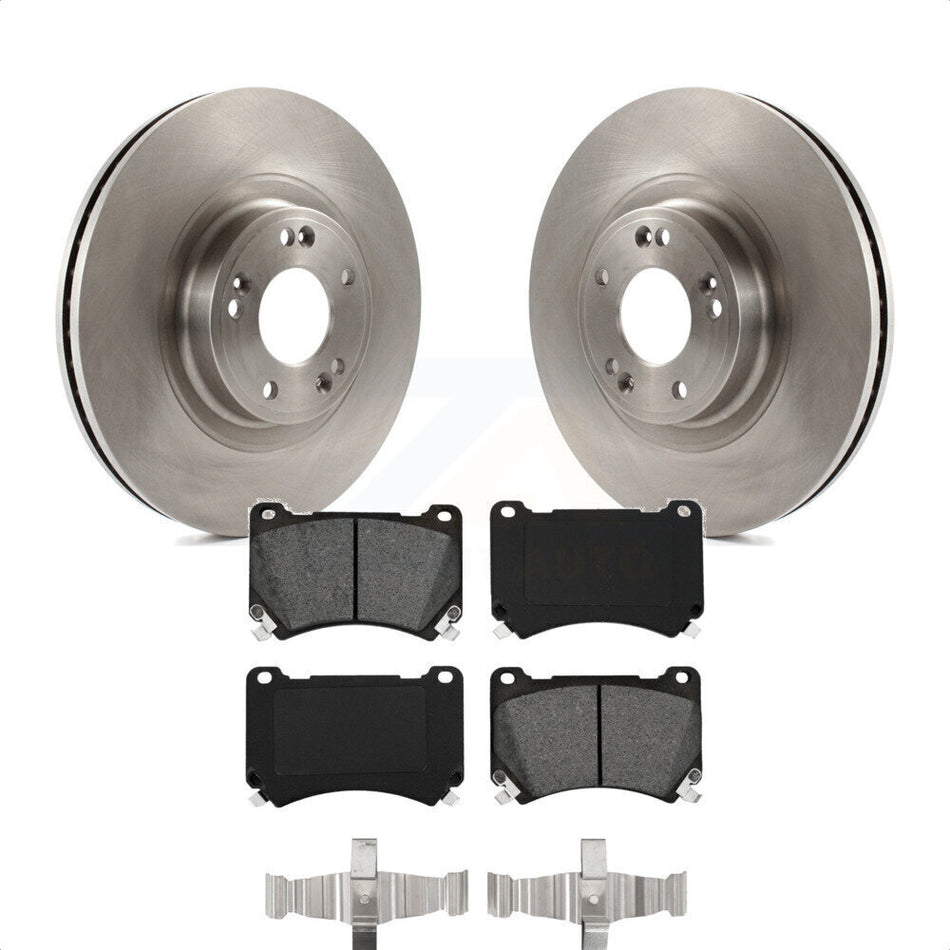 Front Disc Brake Rotors And Semi-Metallic Pads Kit For Hyundai Genesis K8S-100577 by Transit Auto