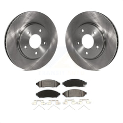 Front Disc Brake Rotors And Semi-Metallic Pads Kit For Nissan NV200 LEAF Chevrolet City Express K8S-100603