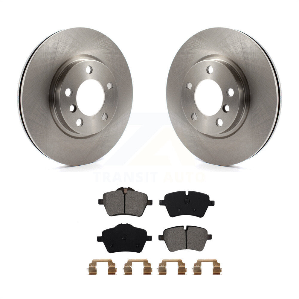 Front Disc Brake Rotors And Semi-Metallic Pads Kit For Mini Cooper Countryman Paceman K8S-100621 by Transit Auto