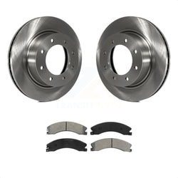 Front Disc Brake Rotors And Semi-Metallic Pads Kit For Nissan NV2500 NV3500 NV1500 K8S-100624