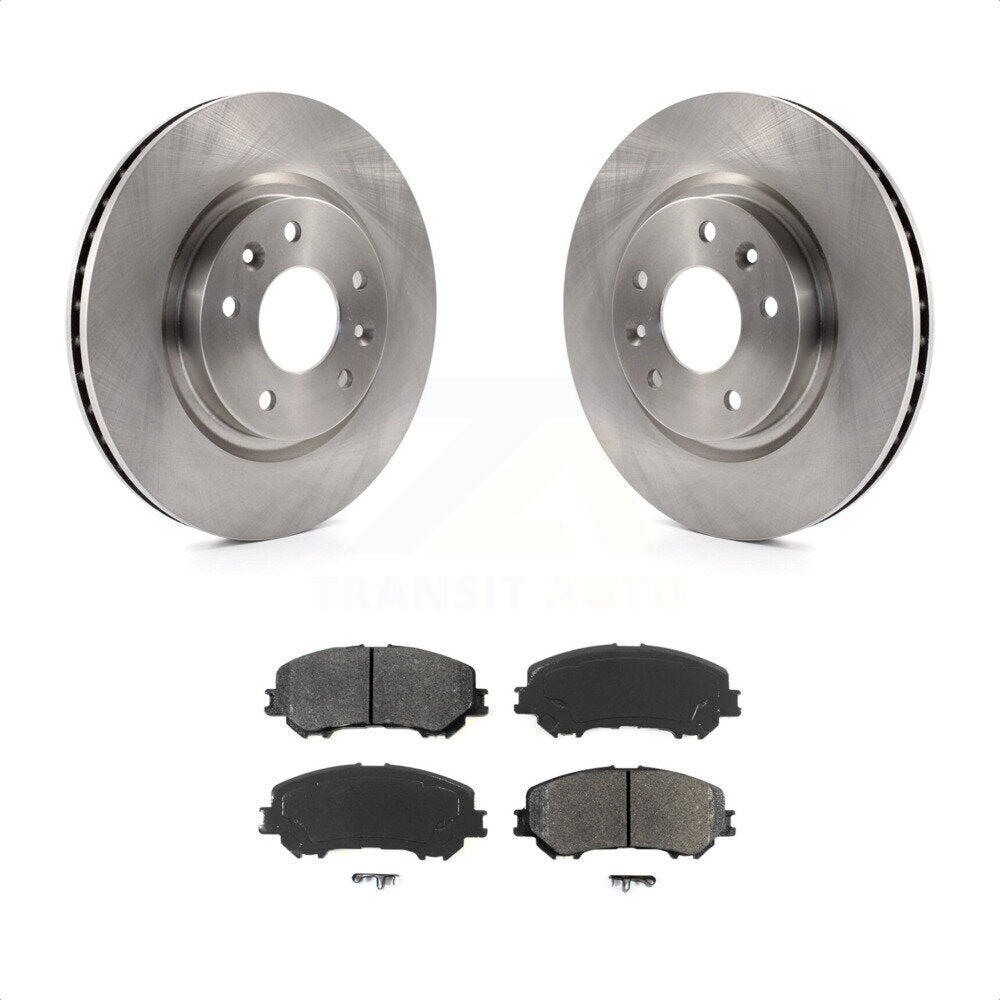 Front Disc Brake Rotors And Semi-Metallic Pads Kit For Nissan Rogue Sport Qashqai K8S-100659 by Transit Auto