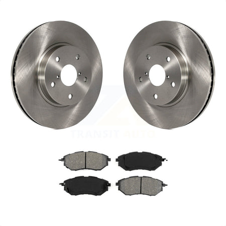 Front Disc Brake Rotors And Semi-Metallic Pads Kit For 2015 Subaru Legacy 2.5L K8S-100663 by Transit Auto