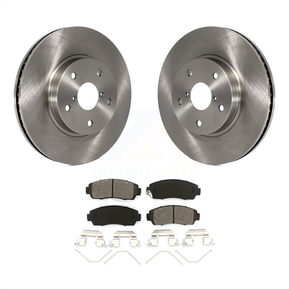 Front Disc Brake Rotors And Semi-Metallic Pads Kit For 2016-2019 Subaru Legacy 2.5L K8S-100664 by Transit Auto