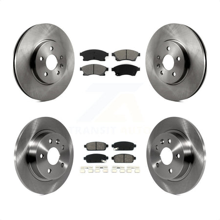 Front Rear Disc Brake Rotors And Semi-Metallic Pads Kit For Chevrolet Buick Encore Trax Sonic K8S-100846 by Transit Auto