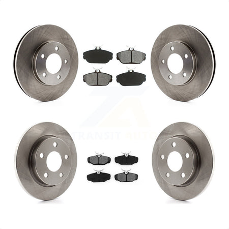 Front Rear Disc Brake Rotors And Semi-Metallic Pads Kit For Ford Taurus Mercury Sable Lincoln Continental K8S-100855 by Transit Auto