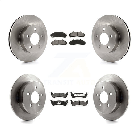 Front Rear Disc Brake Rotors And Semi-Metallic Pads Kit For Ford Ranger Explorer Mercury Mountaineer K8S-100857 by Transit Auto