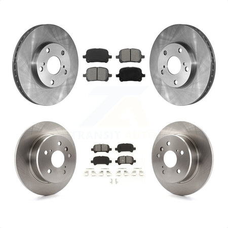 Front Rear Disc Brake Rotors And Semi-Metallic Pads Kit For 2000-2004 Toyota Avalon K8S-101045 by Transit Auto