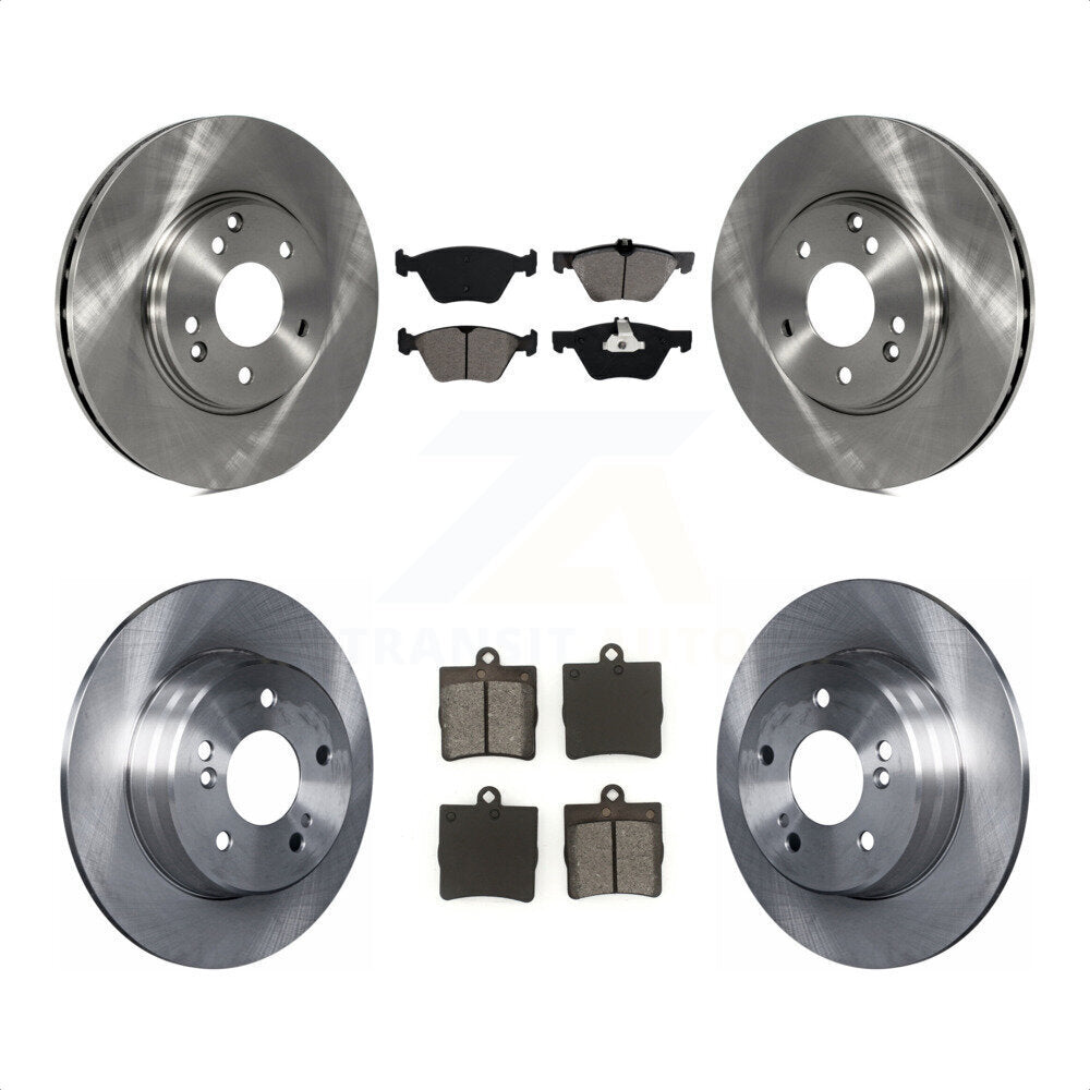 Front Rear Disc Brake Rotors And Semi-Metallic Pads Kit For Chrysler Crossfire Mercedes-Benz SLK320 K8S-101098 by Transit Auto