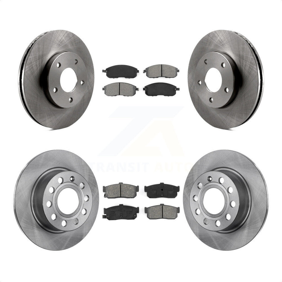 Front Rear Disc Brake Rotors And Semi-Metallic Pads Kit For Nissan Maxima Infiniti I30 INFINITI K8S-101136 by Transit Auto