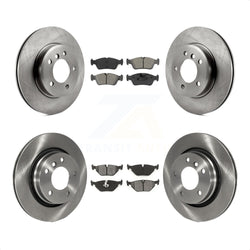 Front Rear Disc Brake Rotors And Semi-Metallic Pads Kit For BMW 325i 325Ci 323i 328i 323Ci 328Ci K8S-101148