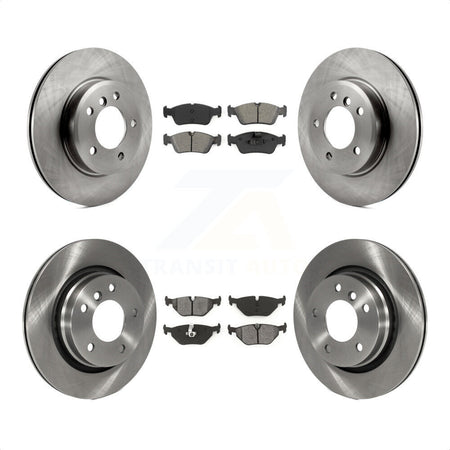 Front Rear Disc Brake Rotors And Semi-Metallic Pads Kit For BMW 325i 325Ci 323i 328i 323Ci 328Ci K8S-101148 by Transit Auto