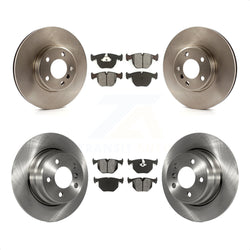 Front Rear Disc Brake Rotors And Semi-Metallic Pads Kit For BMW X5 K8S-101151