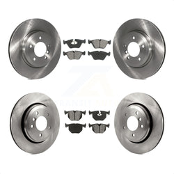 Front Rear Disc Brake Rotors And Semi-Metallic Pads Kit For BMW 330Ci 330i 330xi K8S-101185