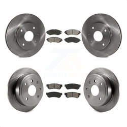 Front Rear Disc Brake Rotors And Semi-Metallic Pads Kit For Suzuki Forenza Reno Chevrolet Optra K8S-101257