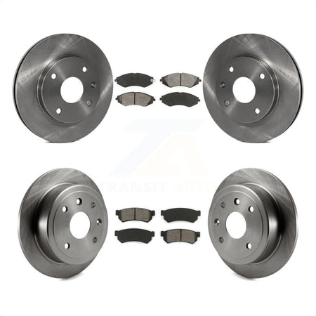 Front Rear Disc Brake Rotors And Semi-Metallic Pads Kit For Suzuki Forenza Reno Chevrolet Optra K8S-101257 by Transit Auto