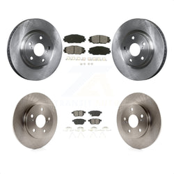 Front Rear Disc Brake Rotors And Semi-Metallic Pads Kit For Toyota Matrix Pontiac Vibe Corolla iM Scion K8S-101319
