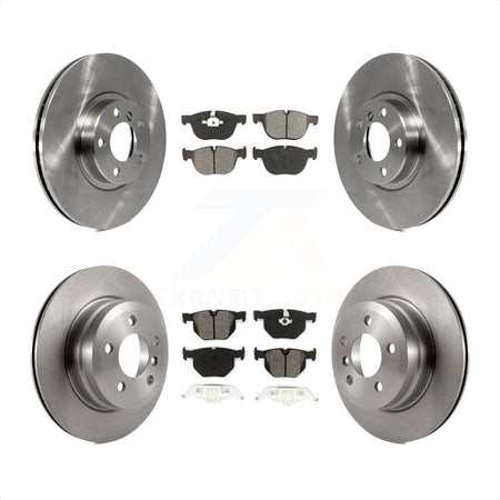 Front Rear Disc Brake Rotors And Semi-Metallic Pads Kit For BMW X5 X6 K8S-101368 by Transit Auto