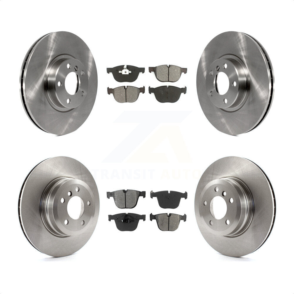Front Rear Disc Brake Rotors And Semi-Metallic Pads Kit For BMW X5 X6 K8S-101370 by Transit Auto
