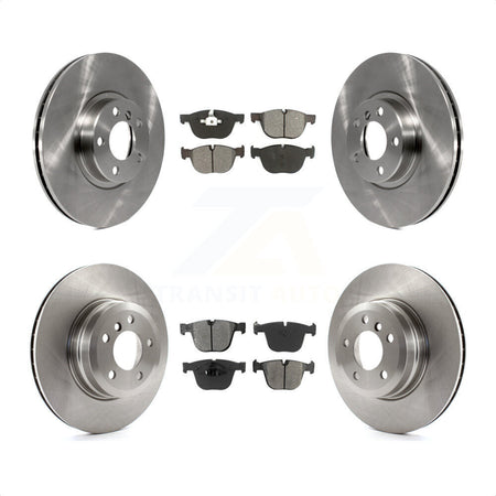 Front Rear Disc Brake Rotors And Semi-Metallic Pads Kit For BMW X5 X6 K8S-101370 by Transit Auto