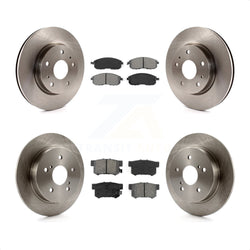 Front Rear Disc Brake Rotors And Semi-Metallic Pads Kit For Suzuki SX4 Crossover K8S-101382