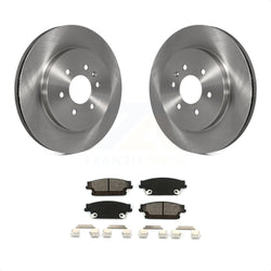 Rear Disc Brake Rotors And Semi-Metallic Pads Kit For Cadillac SRX K8S-101540
