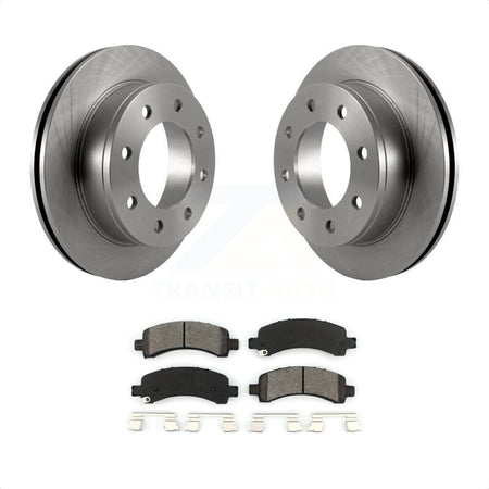 Rear Disc Brake Rotors And Semi-Metallic Pads Kit For Chevrolet Express 3500 2500 GMC Savana K8S-101547 by Transit Auto