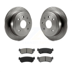 Rear Disc Brake Rotors And Semi-Metallic Pads Kit For Suzuki Forenza Reno Chevrolet Optra K8S-101549