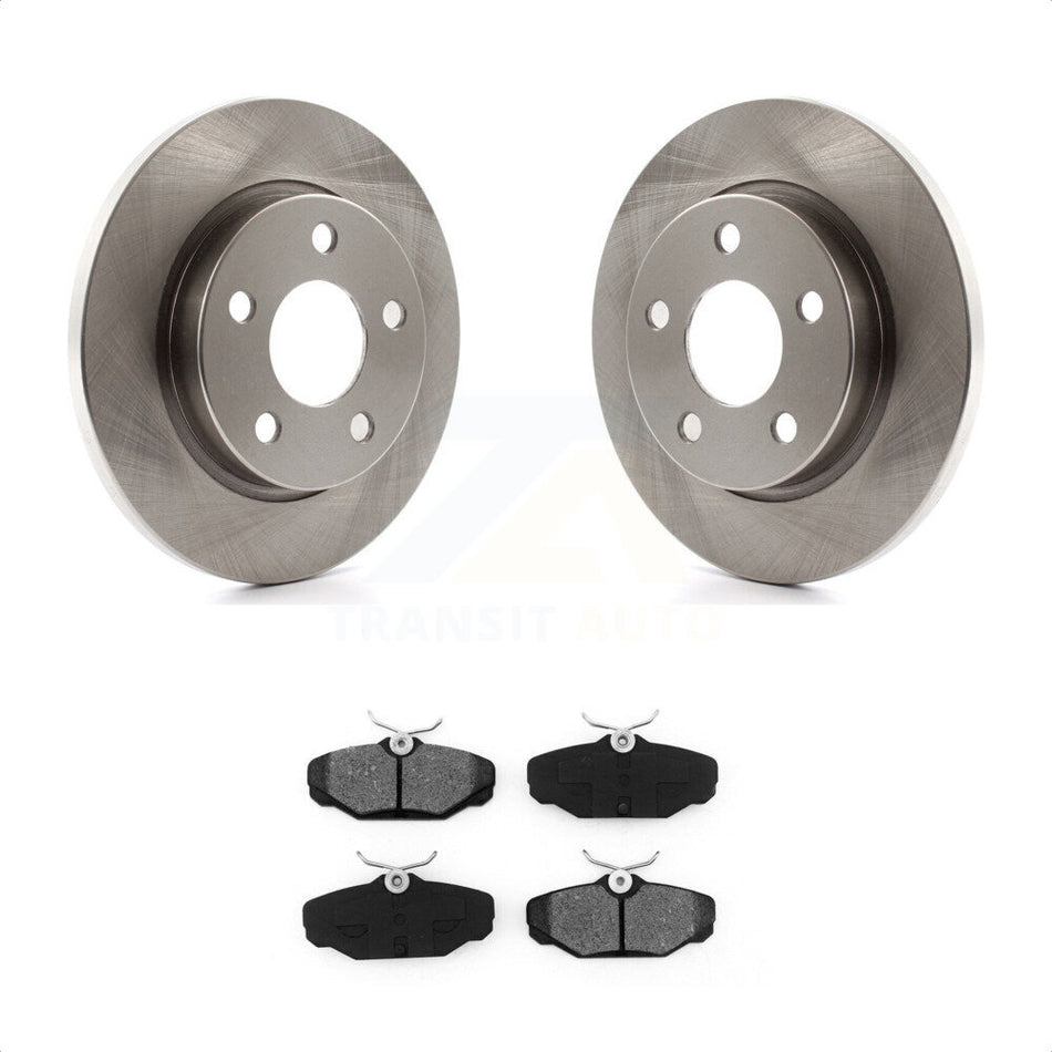 Rear Disc Brake Rotors And Semi-Metallic Pads Kit For Ford Taurus Mercury Sable Lincoln Continental K8S-101582 by Transit Auto