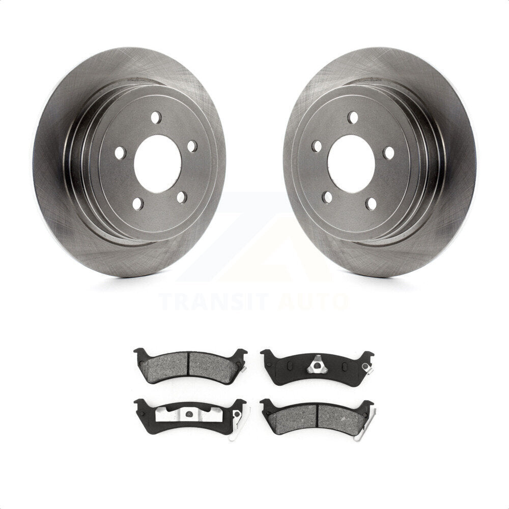 Rear Disc Brake Rotors And Semi-Metallic Pads Kit For Ford Explorer Sport Trac K8S-101611 by Transit Auto