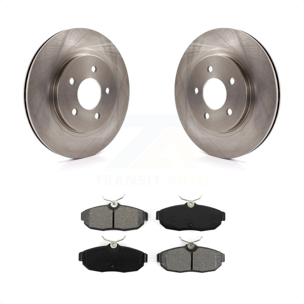 Rear Disc Brake Rotors And Semi-Metallic Pads Kit For Ford Mustang K8S-101617 by Transit Auto