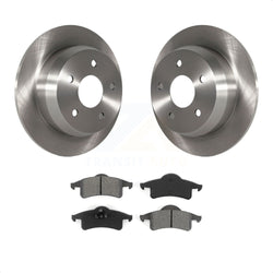 Rear Disc Brake Rotors And Semi-Metallic Pads Kit For 1999-2004 Jeep Grand Cherokee K8S-101656