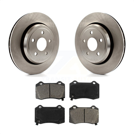 Rear Disc Brake Rotors And Semi-Metallic Pads Kit For Jeep Grand Cherokee Dodge Durango K8S-101687 by Transit Auto